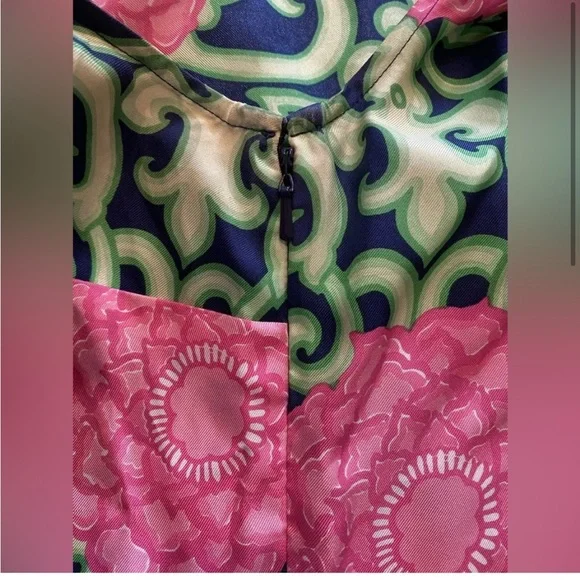 🌺 LILLY PULITZER 100% Silk Tara Flowy Sleeveless Blouse. Size 6. Excellent cond! - Picture 11 of 14
